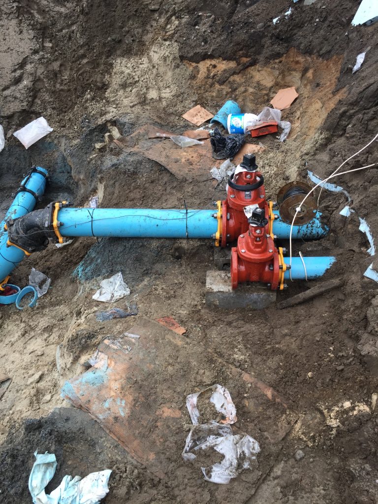 Water service installations